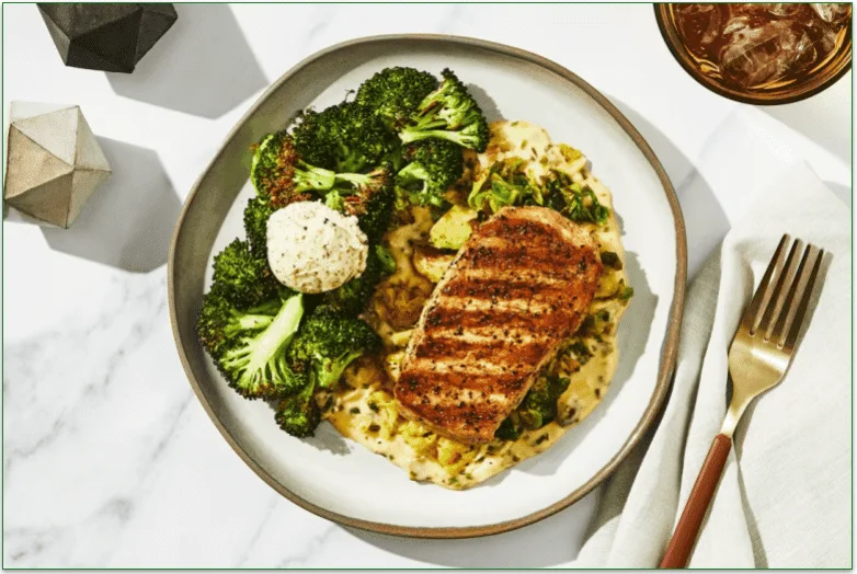 Black Pepper & Sage Pork Chop from Factor