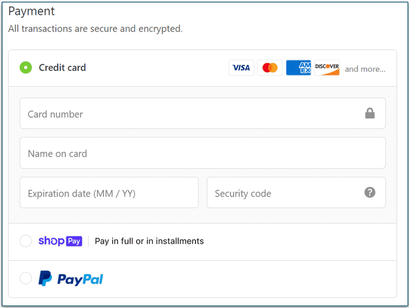 Get Joy accepted payment methods