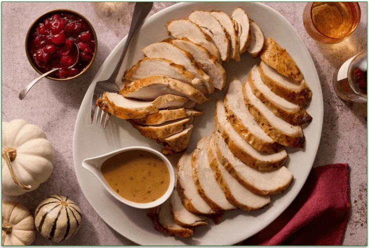 Blue Apron's Roast Turkey Dish