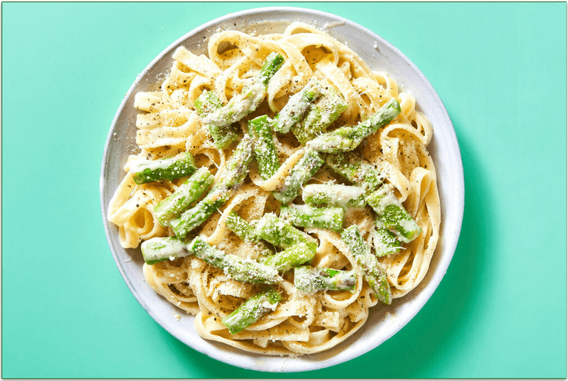 Dinnerly's No Chop! Creamy Spring Linguine