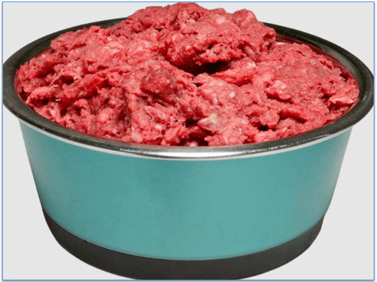 Image of Raw Wild's Wild-Grown Elk and Venison recipe in a bowl