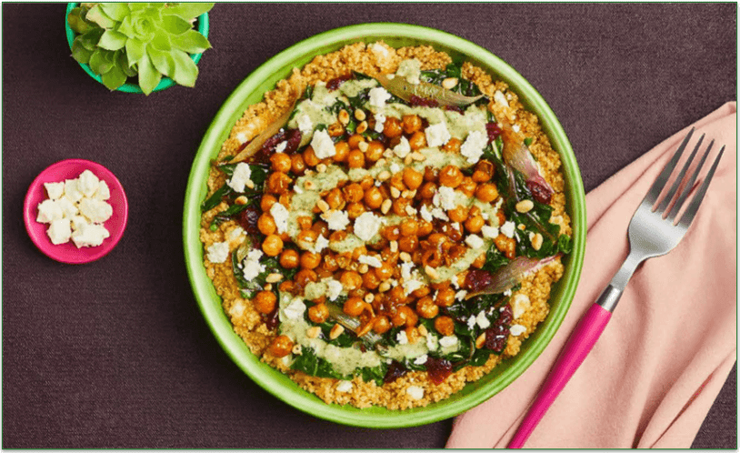 Honey-Glazed Chickpea & Quinoa Bowls from Green Chef’s gluten free plan