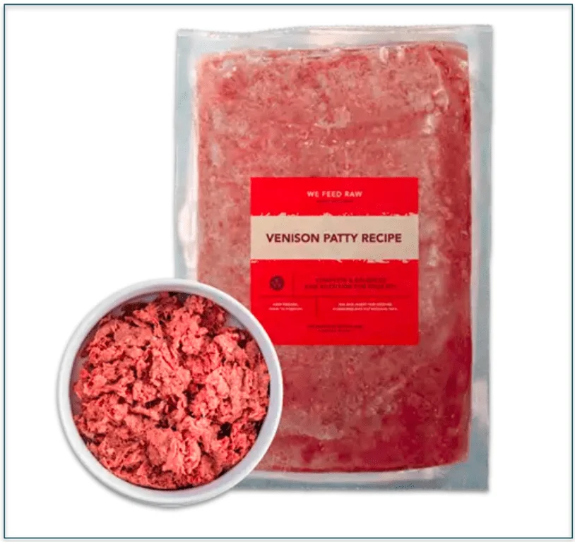 We Feed Raw's Venison Patty Recipe