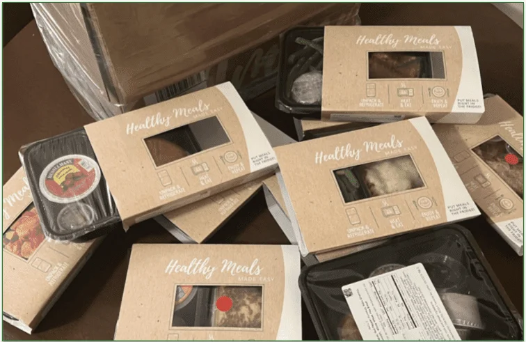 A selection of prepared meals from Freshology