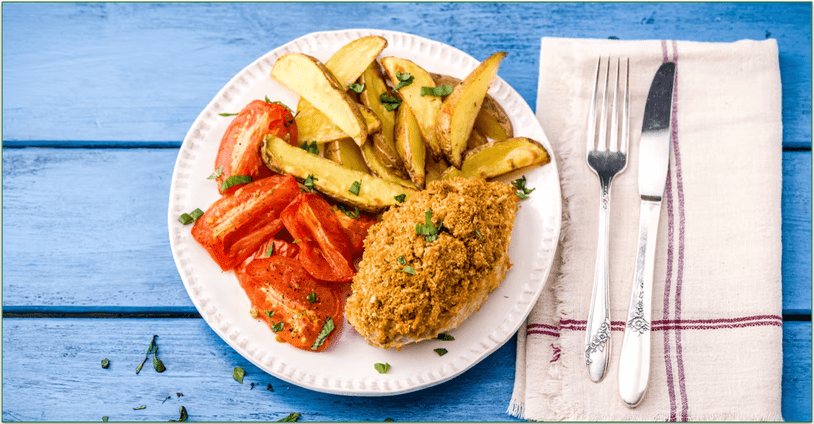 HelloFresh's Mozzarella-Crusted Chicken