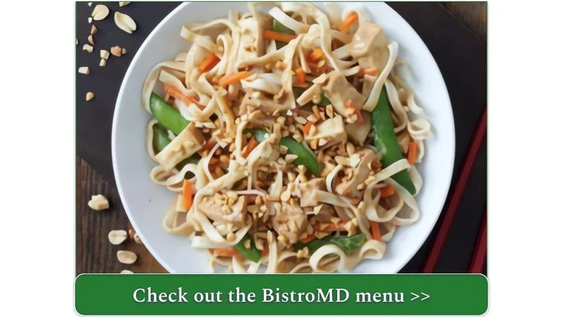 Tofu Pad Thai with Sugar Snap Peas from BistroMD