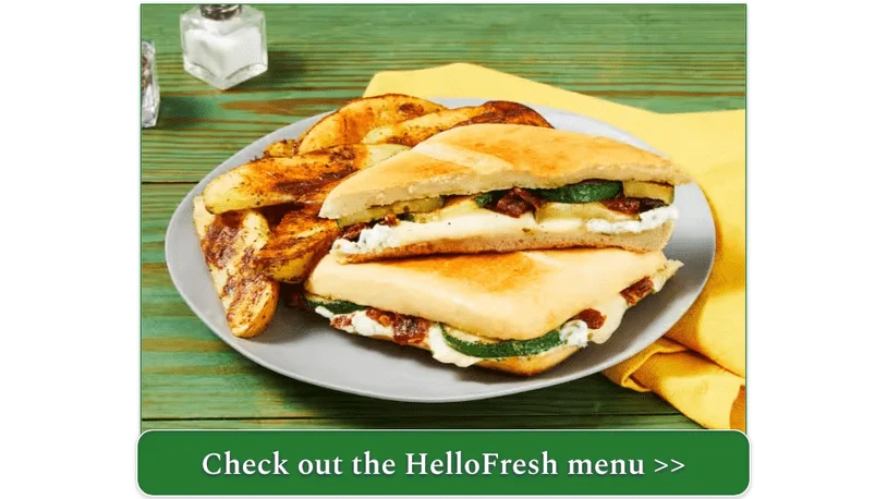 HelloFresh's Chicken & Sun-Dried Tomato Panini can be a delicious brunch option.