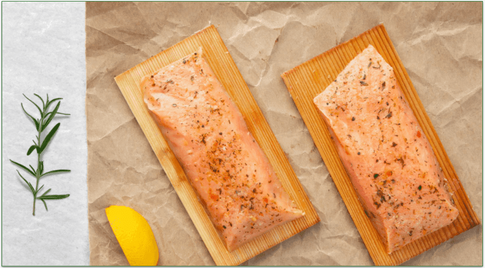 Rastelli's cedar plank-prepped Faroe Island salmon