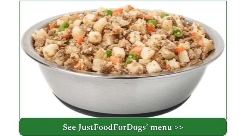 JustFoodForDogs' DIY homemade meal