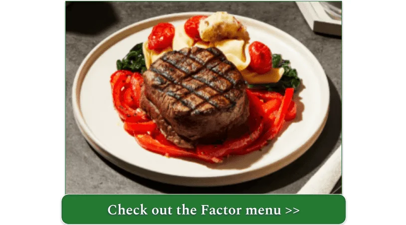 Factor's Roasted Red Pepper Filet Mignon