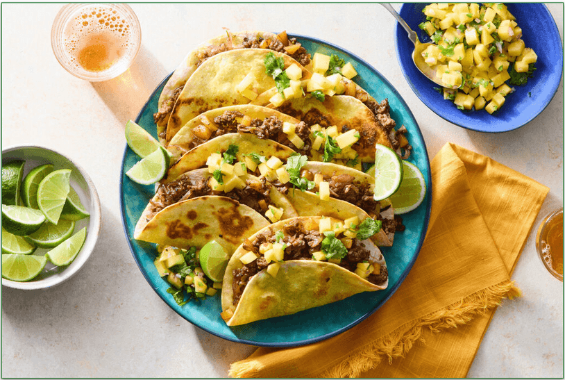 Marley Spoon's Plant-based Jerk Tacos