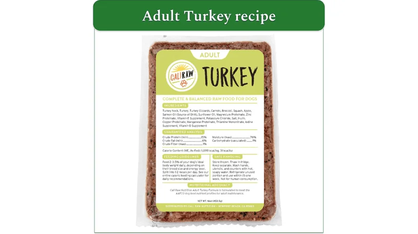 a screenshot of cali raw's turkey recipe