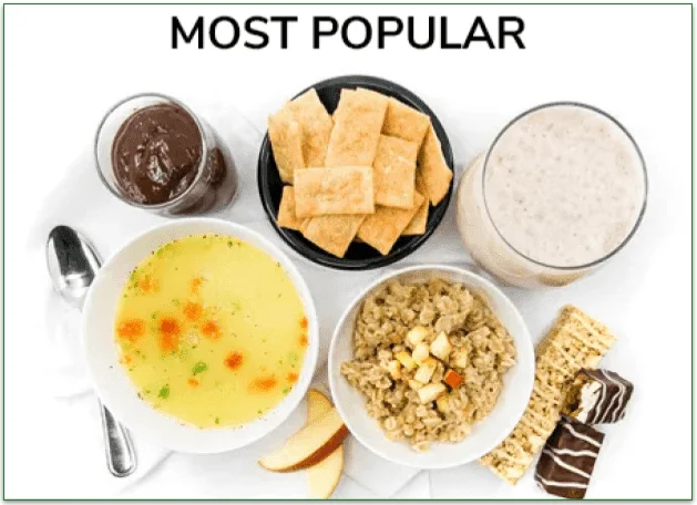 Image of foods in the Premium plan