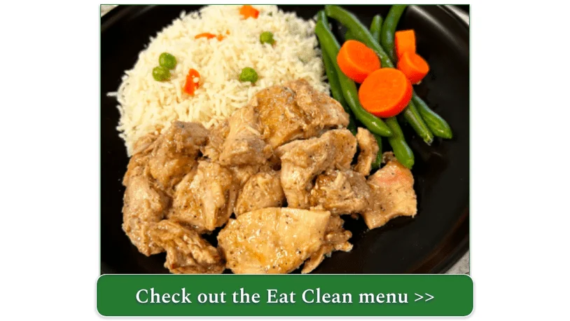 Eat Clean to Go's General Tso Chicken with Basmati Rice