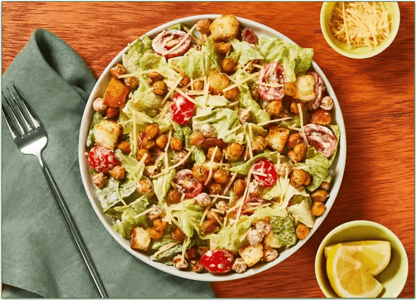 HelloFresh's Chicken & Chickpea Caesar Salad
