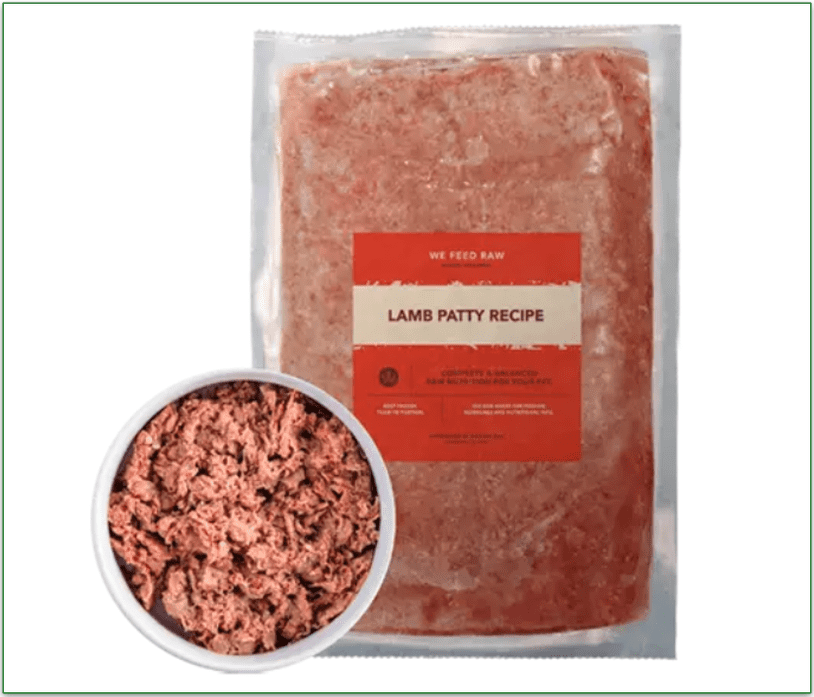 We Feed Raw's Lamb Patty Recipe