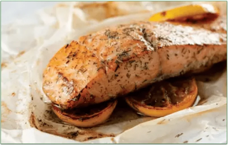 Lemon dill salmon fillets from Omaha Steaks