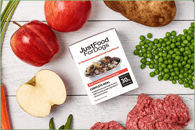 Image of a JFFD Pantry Fresh recipe surrounded by fresh ingredients