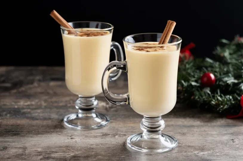 Rum eggnog