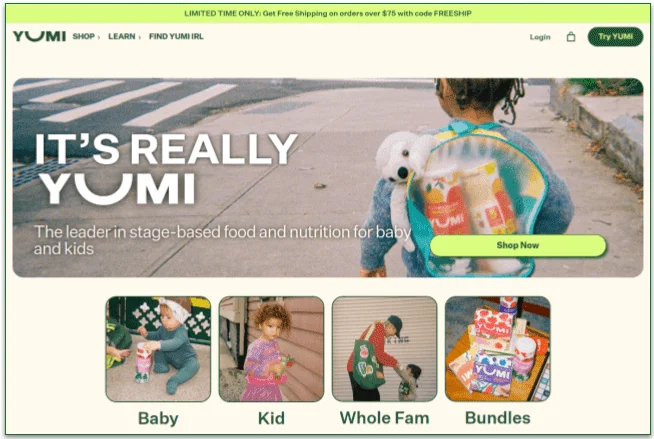 Directions on how to create a YUMI account