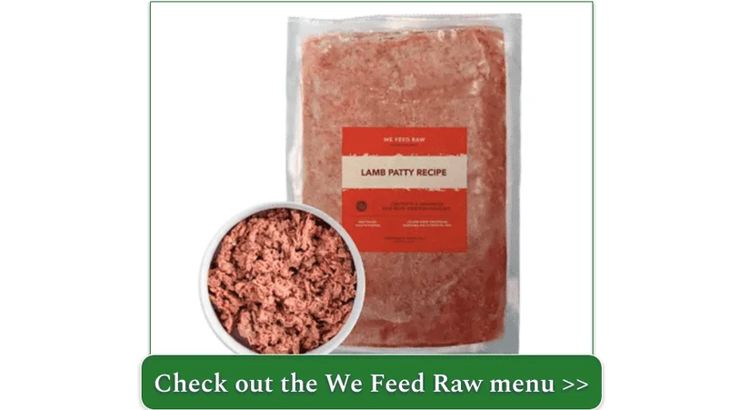 We Feed Raw's Lamb Patty Recipe