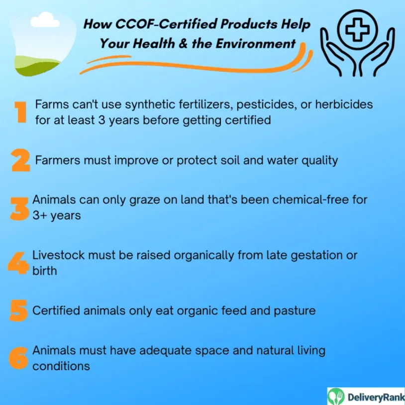 A list of 6 ways CCOF certification helps the planet and our health.