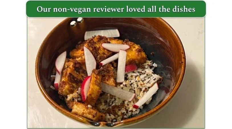 Purple Carrot's Almond Butter Tofu Bowls