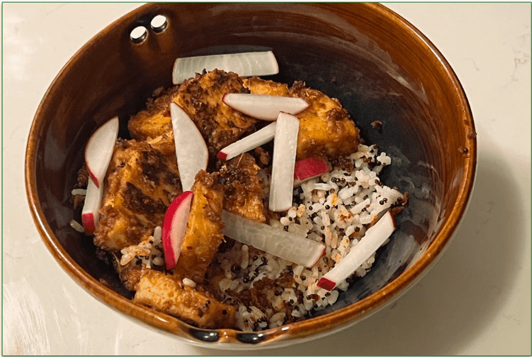 Purple Carrot's Almond Butter Tofu Bowls
