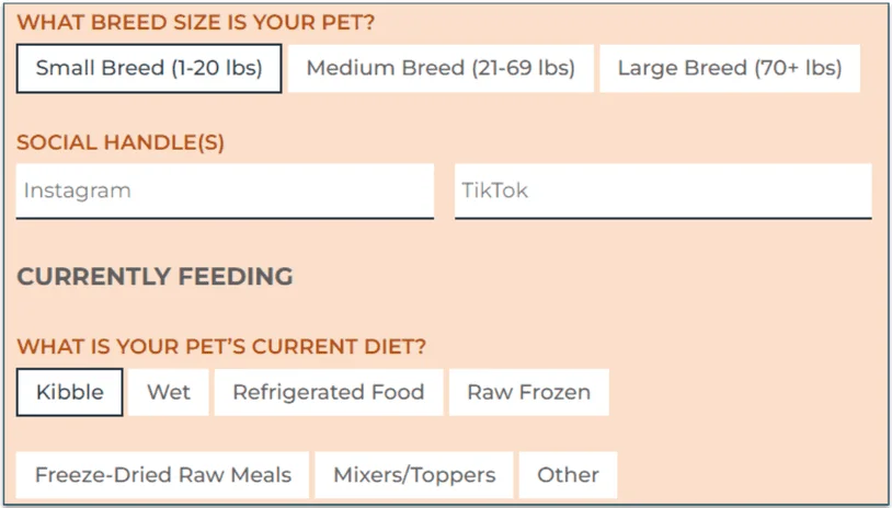 Instinct account registration
