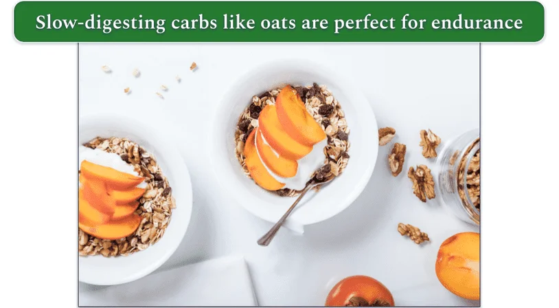 a photo of oatmeal with fruit