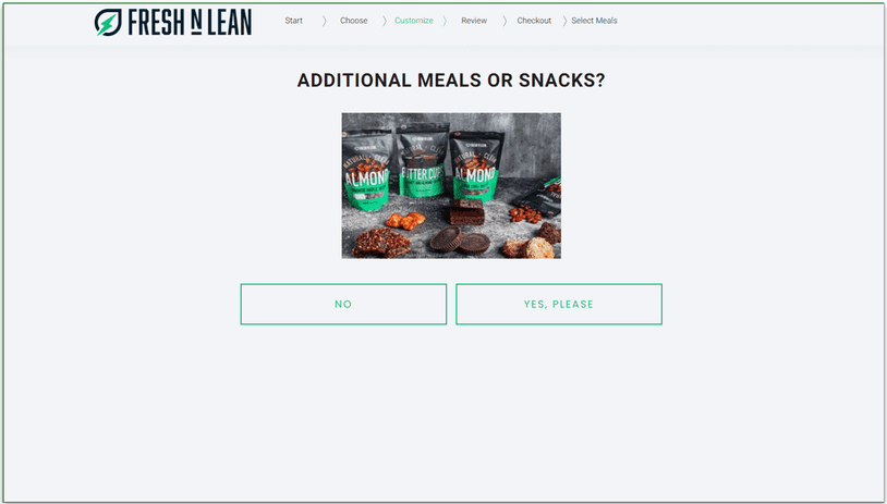 4: Add any additional items to your order