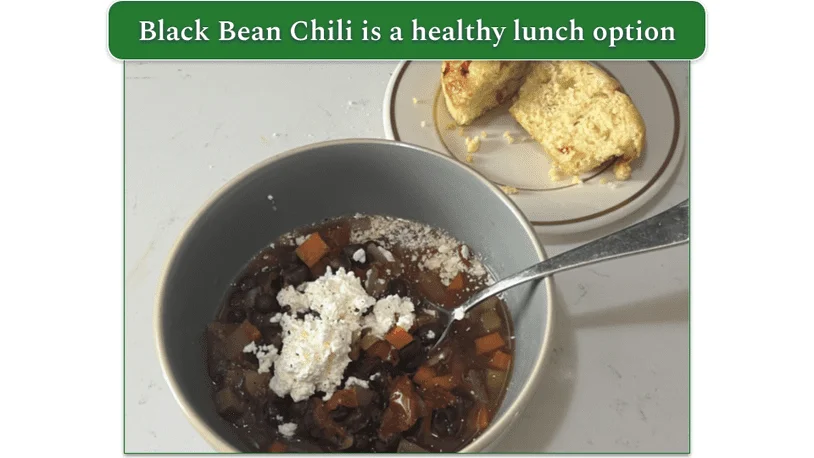 Diet-to-Go's Black Bean Chili and cornbread served in a bowl Jessica White Jessica White 6:45 PM Feb 4 Add DTG to position 10 Jessica White Jessica White 1:35 PM Feb 7 move DTG to position 8, Nutrisystem to position 9  Turn on screen reader support To enable screen reader support, press Ctrl+Alt+Z To learn about keyboard shortcuts, press Ctrl+slash