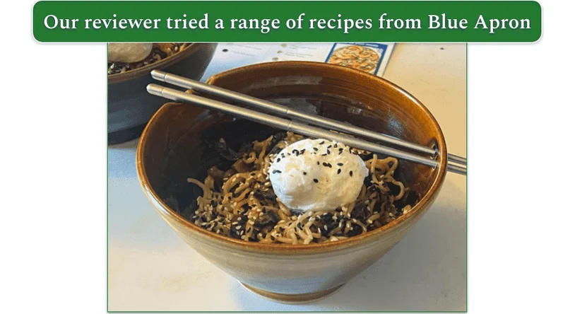 Blue Apron’s Mushroom Ramen