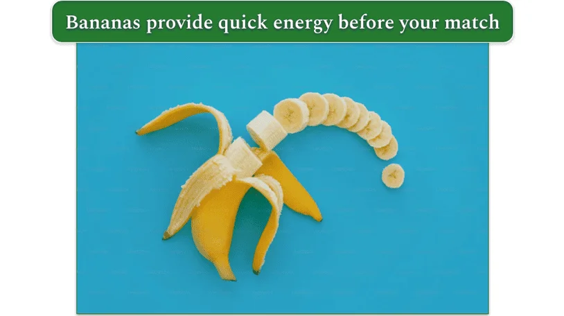 a banana shown chopped up with the peel
