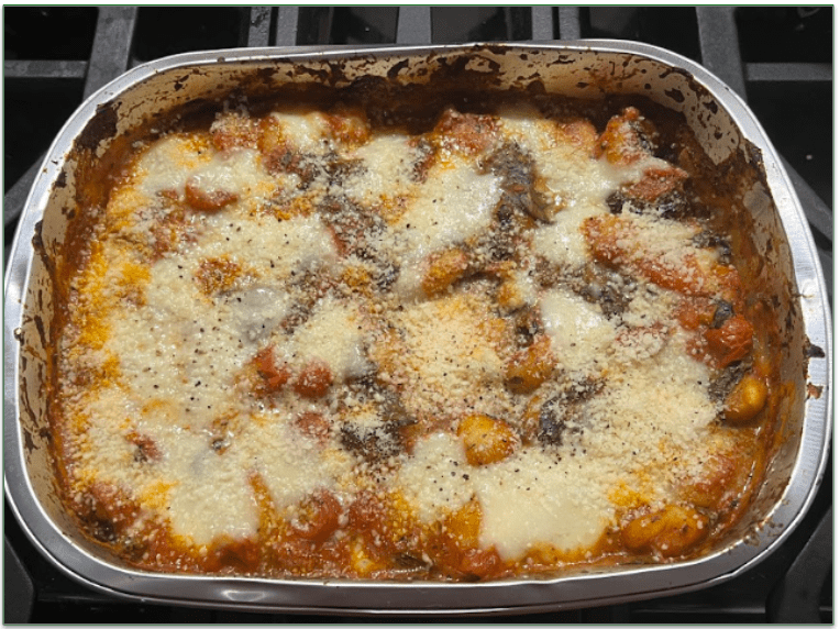 Blue Apron's Oven-Baked Cheesy Tomato Gnocchi