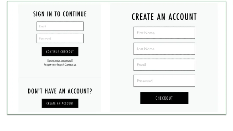 a screenshot of sakara's account creation screen