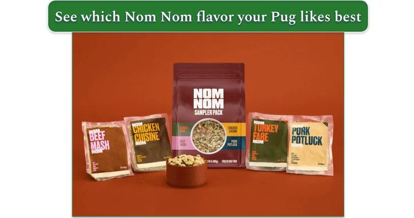 Nom Nom Sampler pack