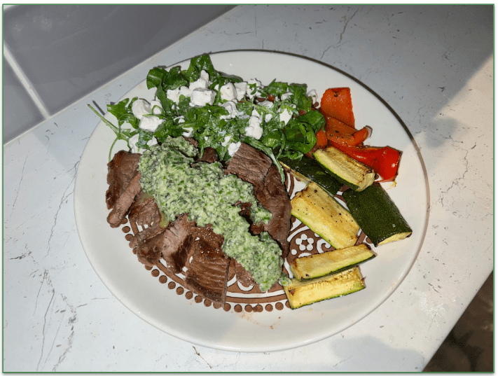 Green Chef’s 21-day aged rump steak