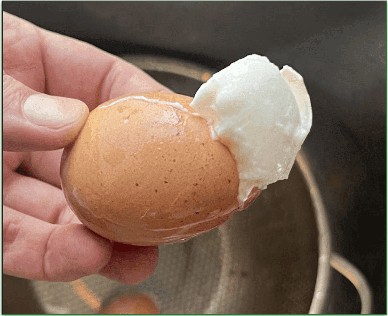 Boiling eggs for a dish can be a hazard sometimes!