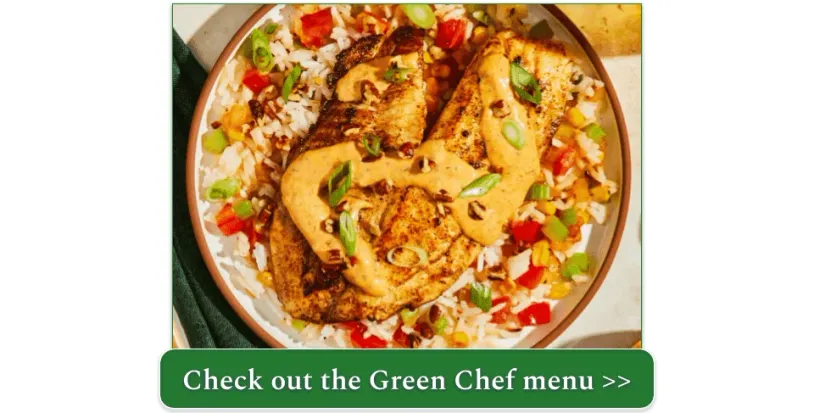 Blackened Tilapia by Green Chef, 650 calories per serving