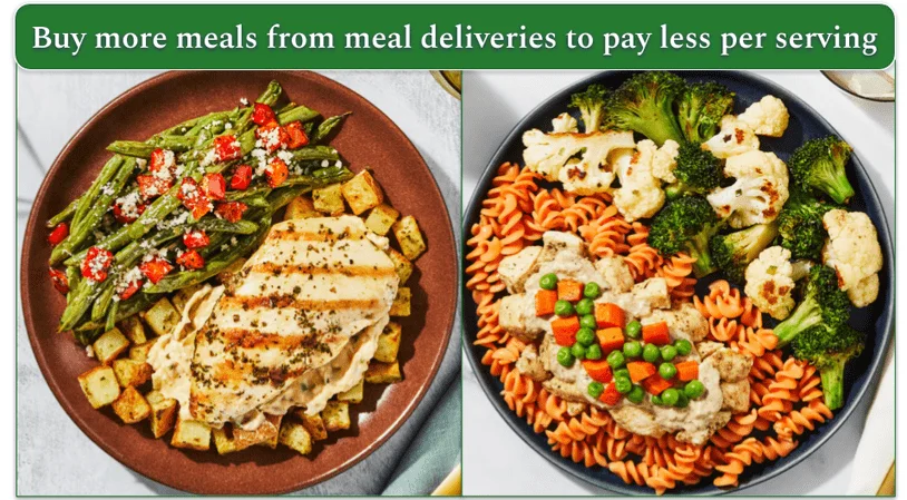 Factor's Smoky Gouda Chicken and Chicken Pot Pie Pasta