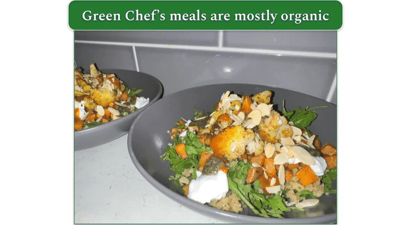 Green Chef’s Harissa and Zhoug Cauliflower