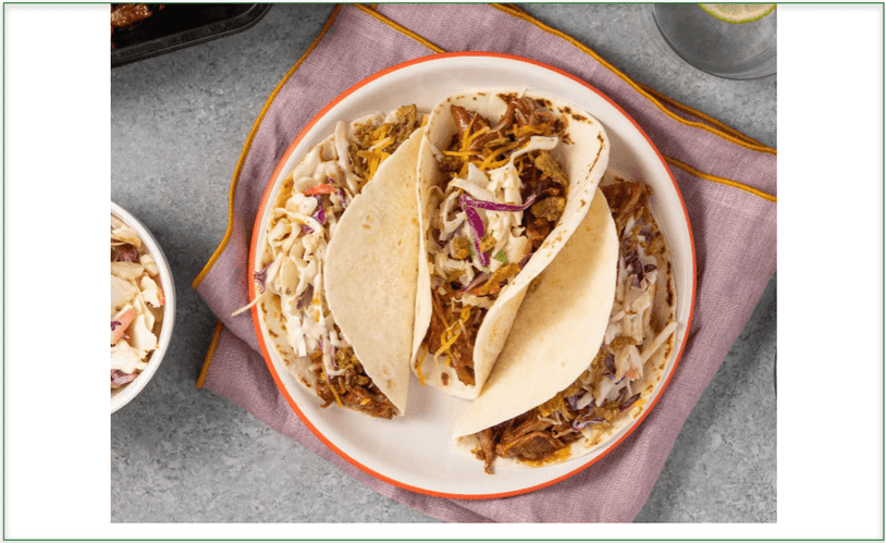 BBQ Pulled Pork Tacos by Home Chef