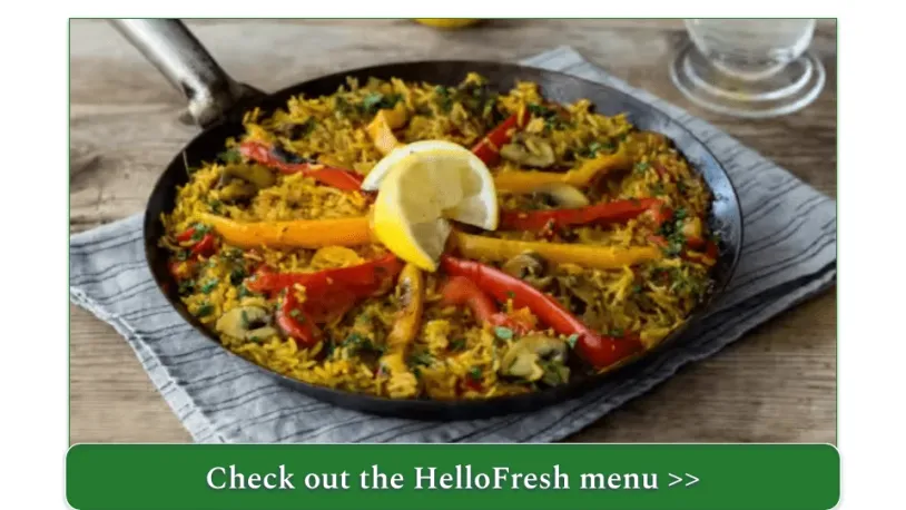 HelloFresh's Vegetarian Paella