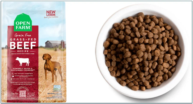 Open Farm's Grain-Free Grass-Fed Beef recipe