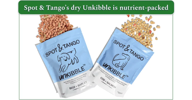 Image showing 2 packs of Unkibble from Spot & Tango