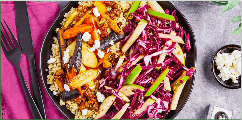 Green Chef's Maple-Glazed Carrots with Figs