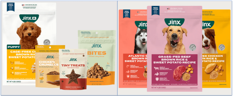 Jinx puppy bundle and grain free sampler packs