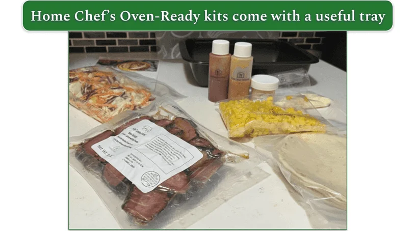 Home Chef’s Spicy Brisket Elotes Tacos