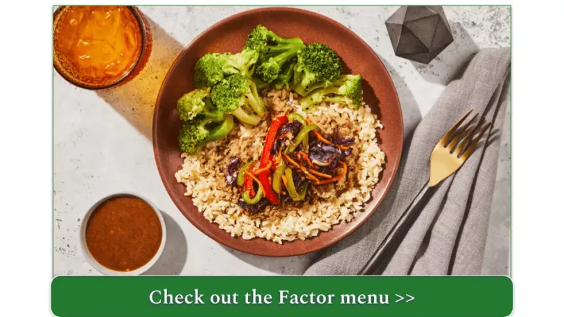 Factor's Shredded Pork Egg Roll Bowl dish